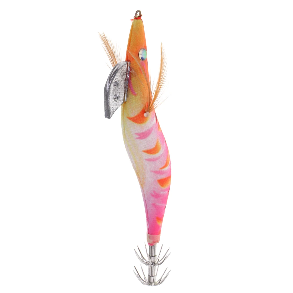 Squid Cuttlefish Lure Hook Lifelike 3D Eyes Specially-Designed Shrimp Shape Bionic Fake Fishing Bait Senuelo de pesca