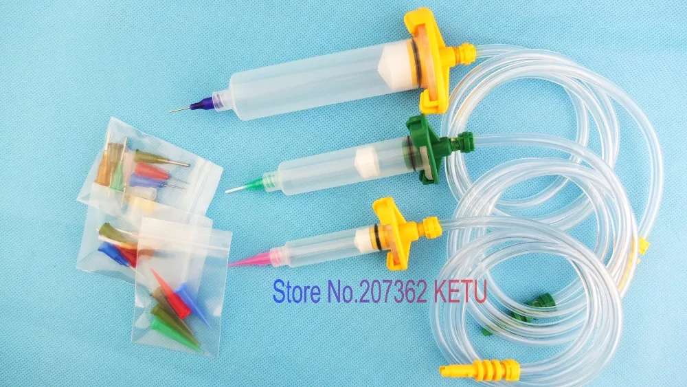 SMT SMD Liquid Dispenser Part 5cc,10cc, 30cc Air Syringe Barrel Needle Tip Syringe Barrel Valve Robot Adaptor SMT SMD Liquid Dispenser Part 5cc,10cc, 30cc Air Syringe Barrel Needle Tip Syringe Barrel Valve Robot Adaptor