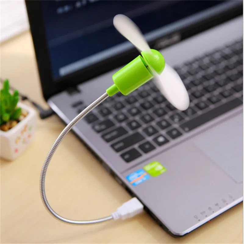 

USB mini fan can be flexibly flexible for laptops, easy to carry and cool, suitable for desktop laptops