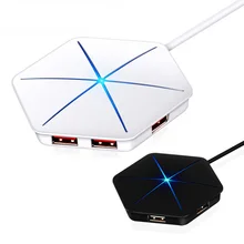 ICE COOREL Высокоскоростной USB 3,0 2,0 концентратор Внешний 6 портов Usb разветвитель с интерфейсом Micro Usb SD TF кард-ридер для портативных ПК