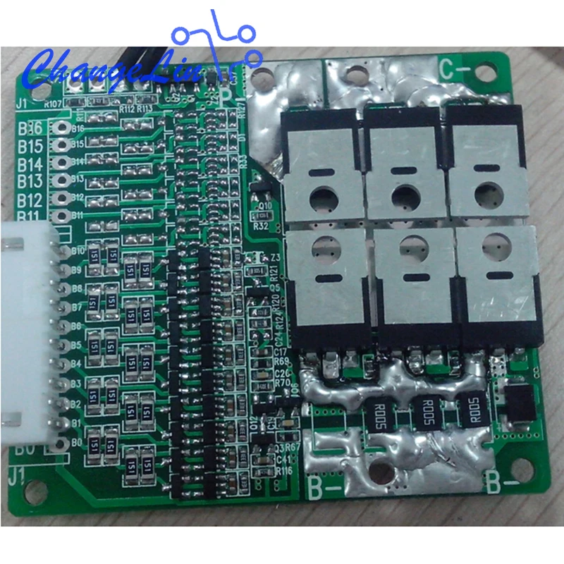 15S 48V 35A/42A литий-ионная Lipo Lifepo4 литиевая батарея Защитная плата с контролем баланса и температуры BMS PCB для EV Ebike