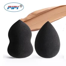 Black Water Drop Shape Cosmetic Puff Makeup Sponge Blending Face Foundation Cream Blending Cosmetic Powder Puff Black Water Drop Shape Cosmetic Puff Makeup Sponge Blending Face Foundation Cream Blending Cosmetic Powder Puff