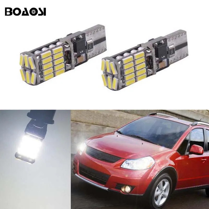 BOAOSI 2x led T10 4014SMD canbus автомобильный световой прожектор объектив для Suzuki grand vitara sx4 swift