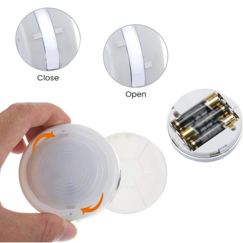 

Hallway Night Lamp Dimmable Touch Sensor Under Cabinet Light LED Puck Lights Wireless Downlight Spotlights Close Wardrobe