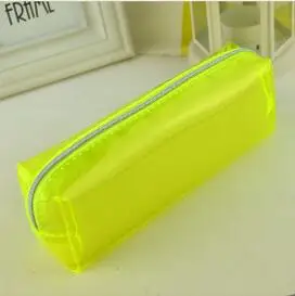 Прозрачный пенал материал escolar школьные принадлежности papelaria estojo menina candy Твердые pencilcase estuches para lapices - Цвет: Small 1