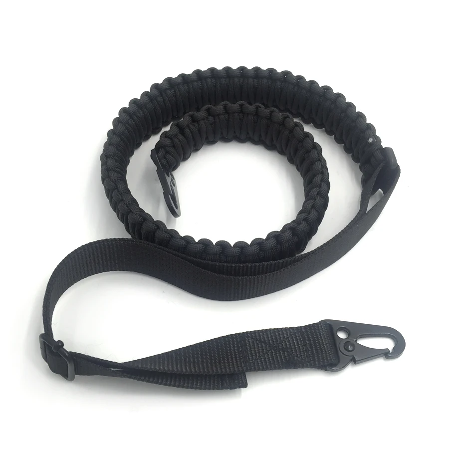 

NEW hand made Adjustable Paracord Rifle Gun Sling Strap With Swivels Tactical hunting gun Strap camping equipment edc survive