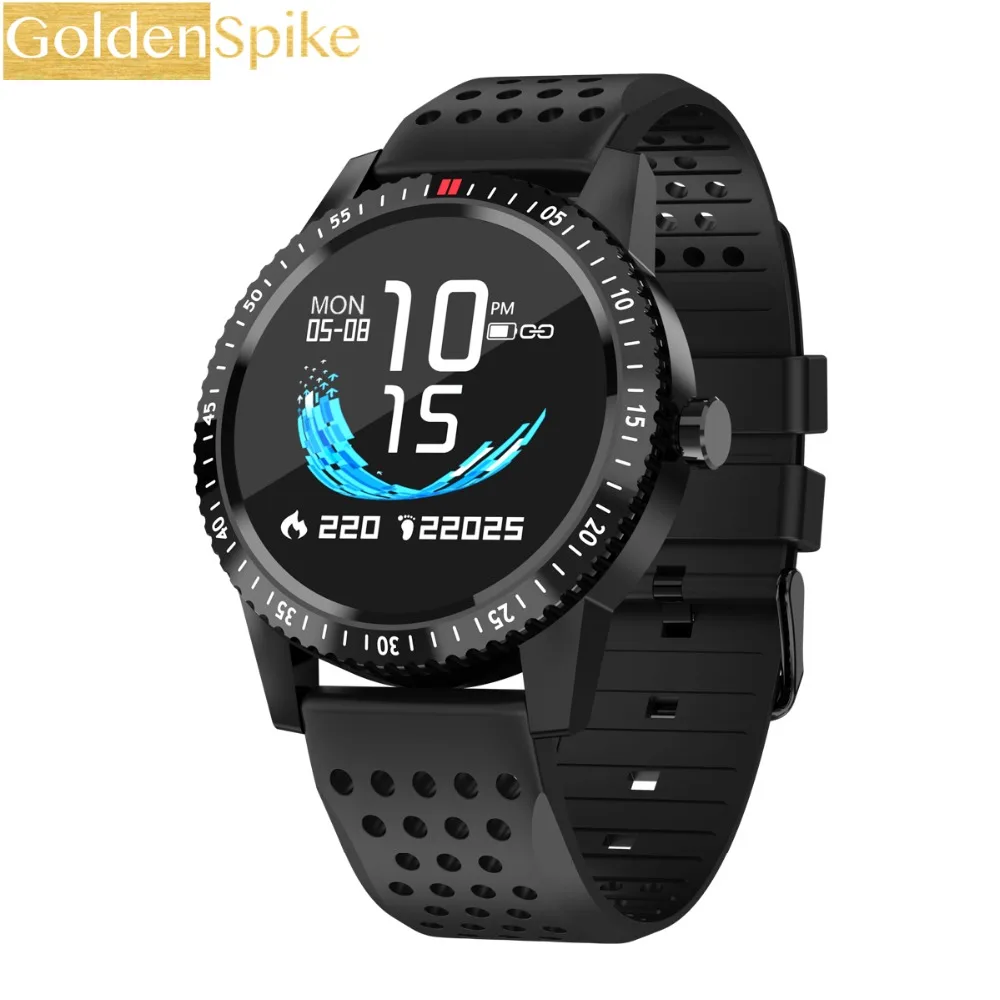 

Round T1 Smartwatch IP67 Waterproof Wearable Device Heart Rate Monitor Color Display Smart Watch For Android IOS 30 Days Standby