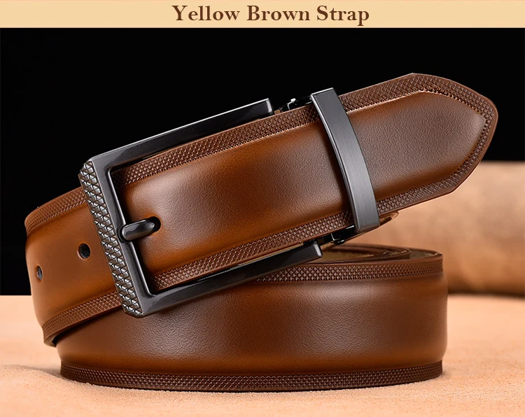 Classic Leather Belt Men High Quality Luxury Cowhide Waist Belt For Men belt Leather Genuine riemen voor mannen Dropshipping