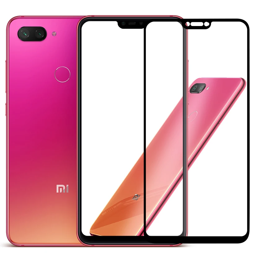 1 шт. полный клей экран протектор для Xiaomi mi 8 облегченное закаленное стекло полное покрытие стекло для Xiaomi mi 8 Lite 9 H 2.5D предварительно Ми um плёнки