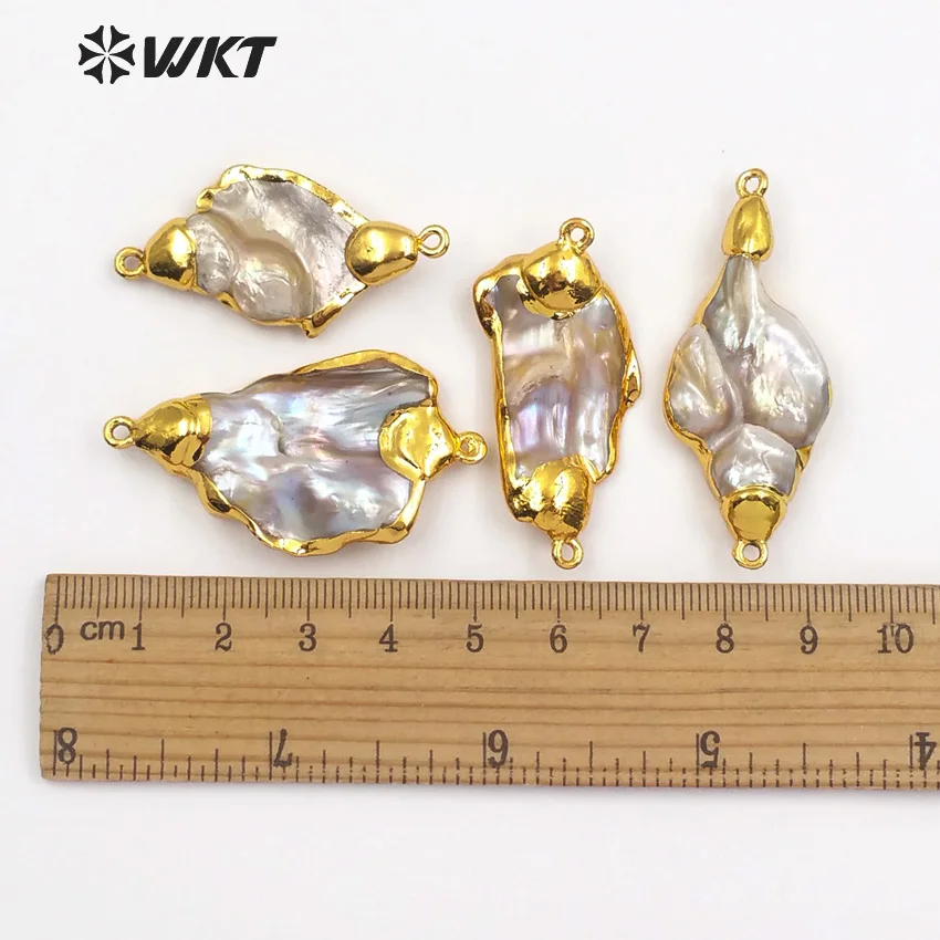 WT JP079 WKT Freeshape ювелирные изделия с двойными крючками задняя часть полностью