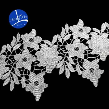 

15Yards Super Wide Embroidered Flower Lace Trim High Quality African Cord Lace Fabric For Nigerian Wedding Dress Accessories