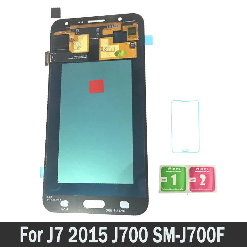 

New AMOLED LCD For Samsung Galaxy J7 2015 J700 SM-J700F J700H J700M J700H/DS LCD Display Touch Screen Digitizer Assembly