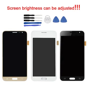 

Zerosky AMOLED LCD For Samsung Galaxy J3 2016 LCD Display Digitizer Touch Screen Assembly Brightness Adjustment