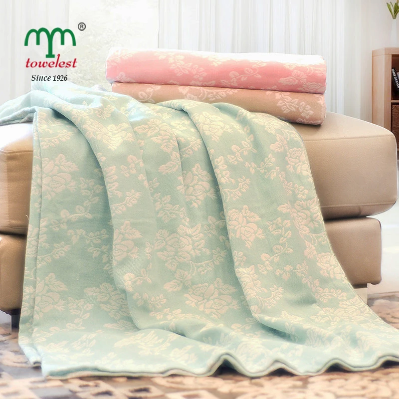 С малым проекционным расстоянием и одеяло- хлопок одеяла Super Soft одеяло на кровать для взрослых с цветочным рисунком Air-Condition 150*200 см
