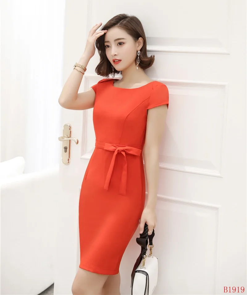 Summer Women Dresses Short Sleeve 