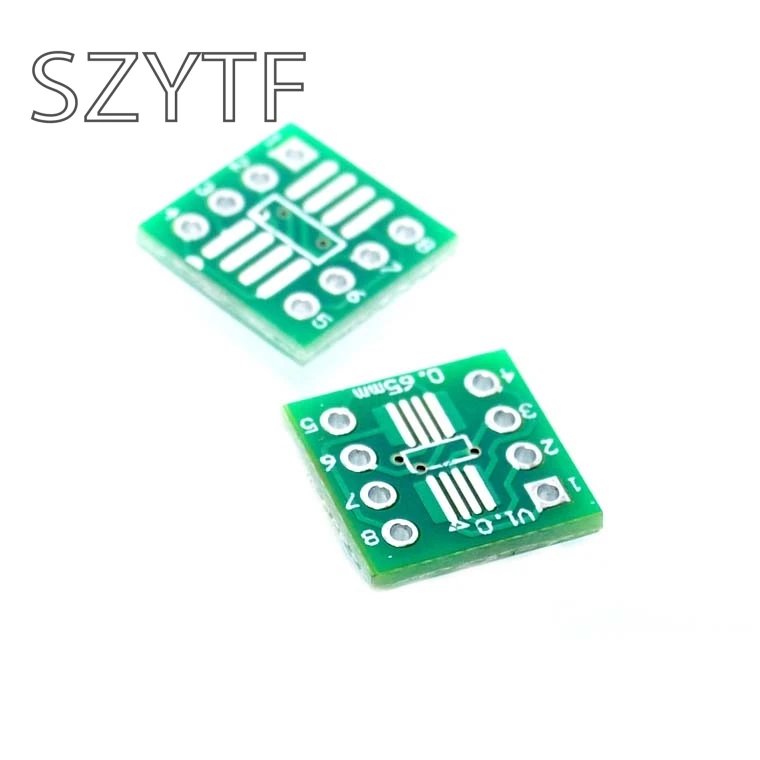 50 шт./пакет переходная пластина SOP8 SSOP8 TSSOP8 SMD для DIP 0,65/1,27 мм шаг