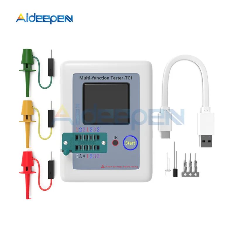 

LCR-TC1 3.5" 3.5 inch Colorful Display Multifunctional TFT Backlight Transistor Tester For Diode Triode Capacitor Resistor