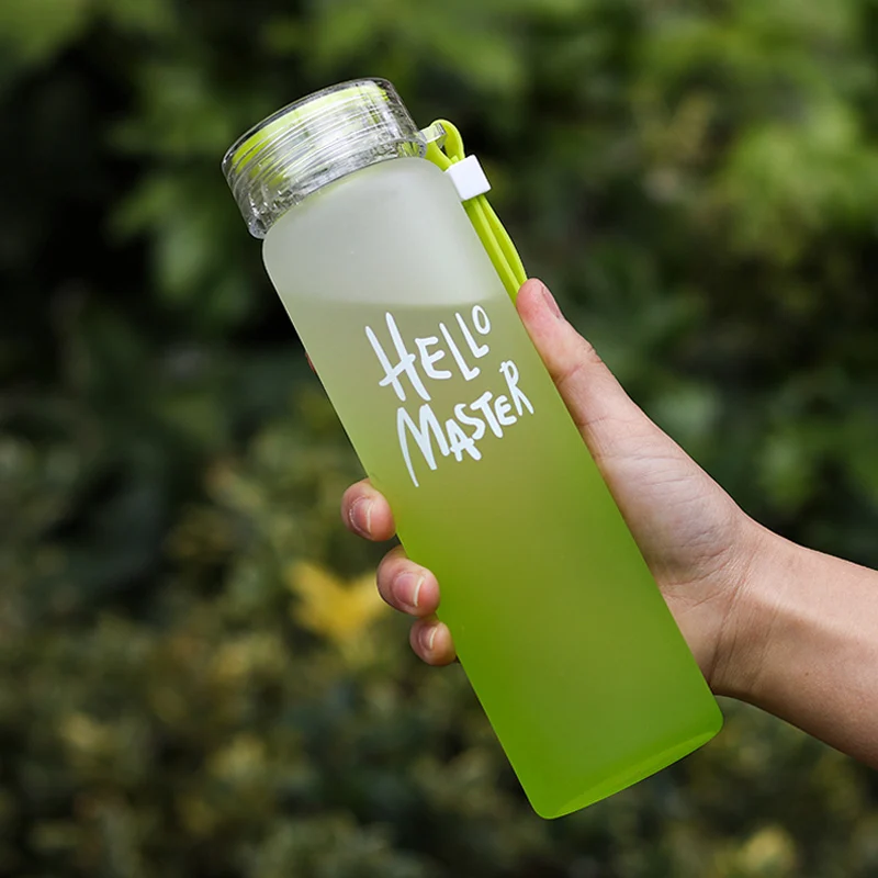 480ml Glass Water Bottle Colorful Outdoor Travel Drinking Bottle with Rope High Borosilicate Glass Sports Bottle Gym Hiking Gifts (6)