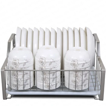 

Stainless Steel Dish Rack Tableware Dishwashing Sink Drain Dish Rack Kitchen Cutlery Storage Box Dish Storage Shelf