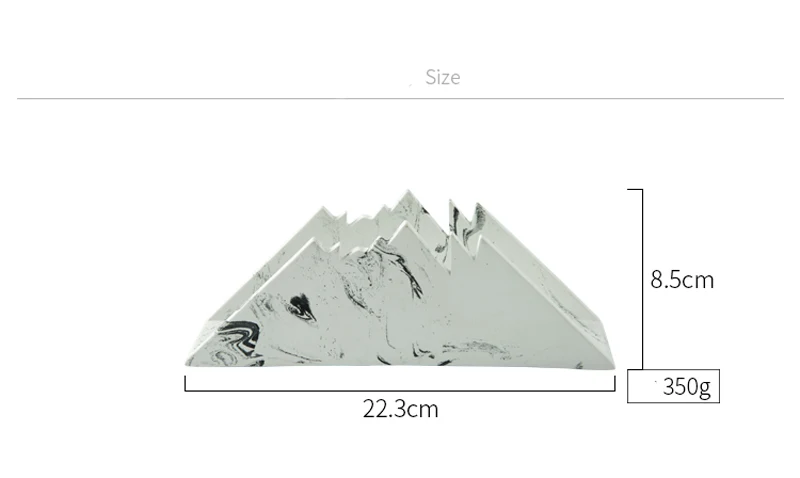Снег в форме горы цемент тканевая стойка держатель туалетной бумаги держатель для салфеток Отель западный ресторан бумажная стойка офисный стол набор