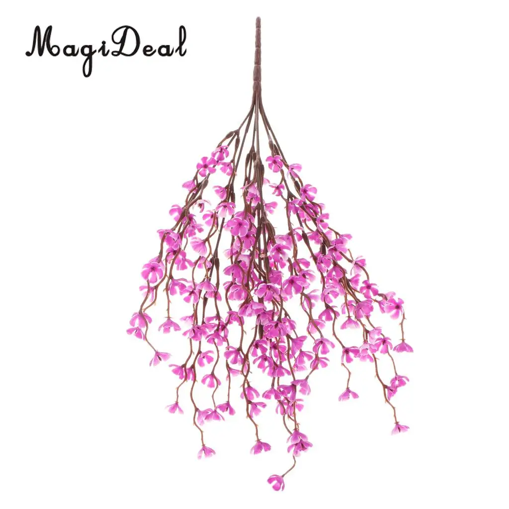7 Forks Artificial Plum Blossom Branch Simulation Plastic Flower Branches Bouquets DIY Home Wedding Party Decor Art