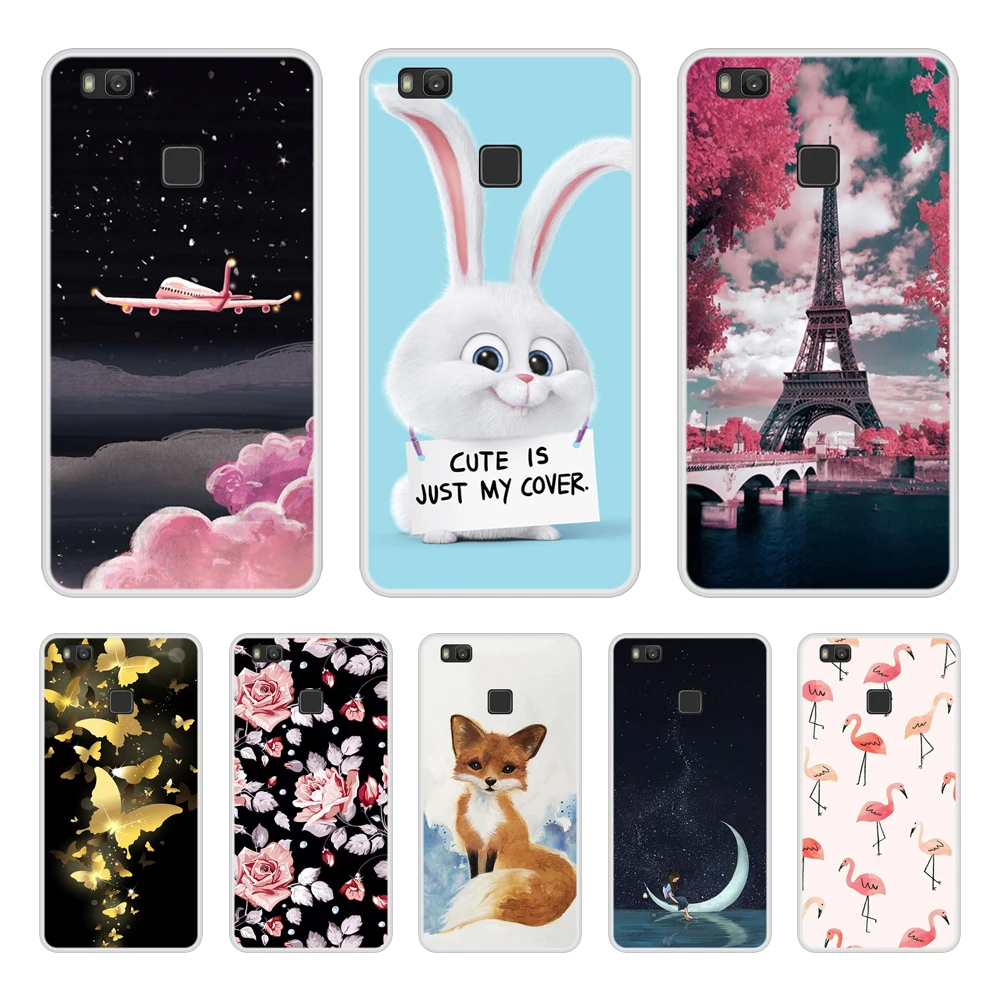 

Phone Case for Huawei P9 lite P 9 lite Soft Silicone TPU Cool Design Pattern Painted Coque for Huawei P9lite Case Cover Funda