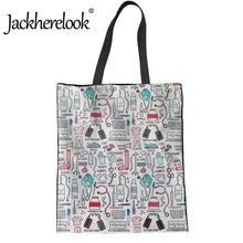 Jackherelook Для женщин медсестра сумки для шоппинга Горячая медсестра печати многоразовый Для женщин модная сумка для хранения одежды Сумки хозяйственная сумка Eco для подростков
