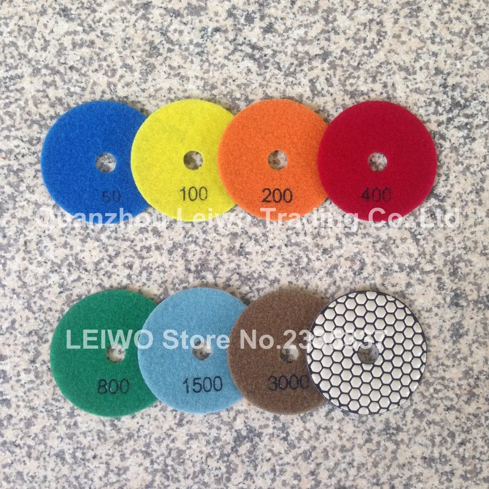 Dry Polishing Pad 4 inch Premium Polishing Wheel for Granite Marble