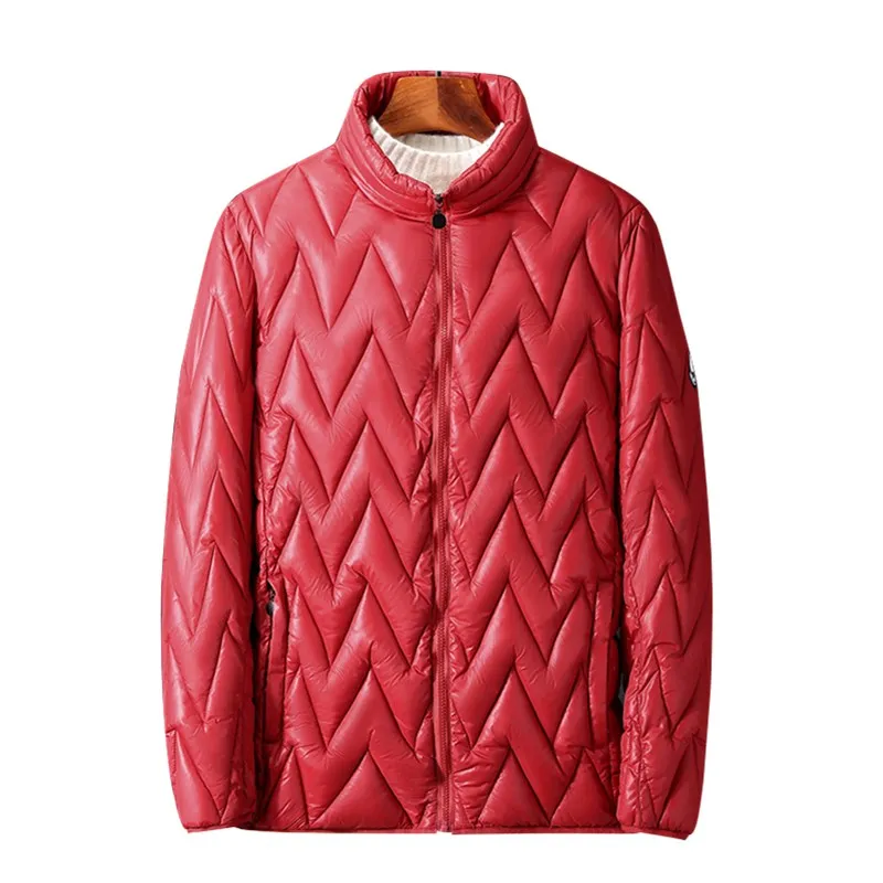 

Brieuces Autumn and winter men's collar light thin coat jacket men plus size 6XL 7XL 8XL 9XL 10XL down cotton jacket men
