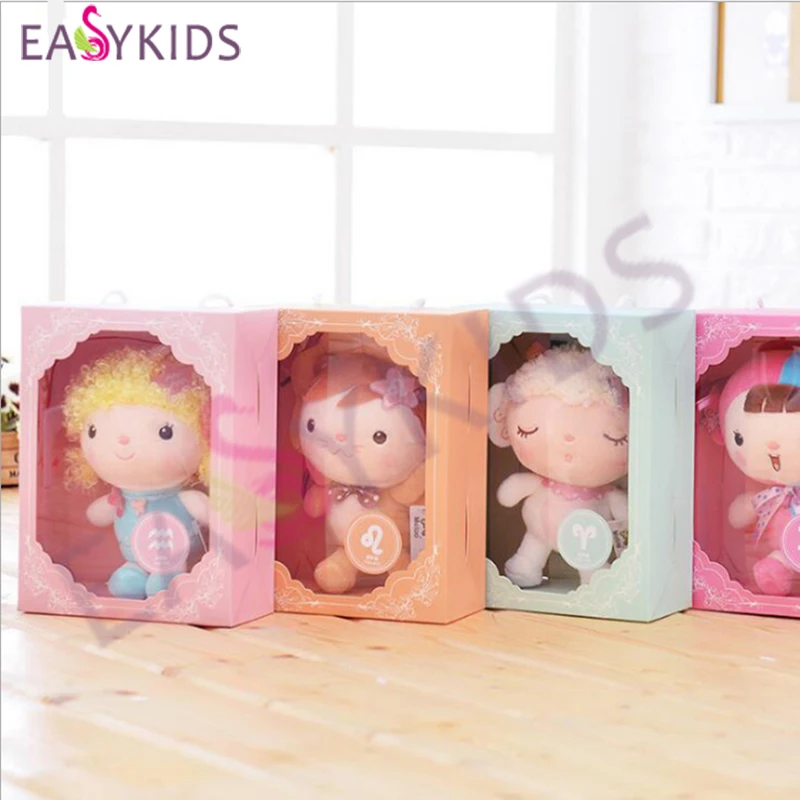 

Metoo doll 18cm baby plush toys Constell doll sweet lovely stuffed toys Doll for kids girl Birthday/Christmas Gift with gift bag
