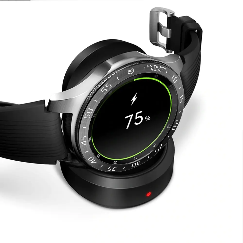 Крышка из нержавеющей стали для samsung Galaxy Watch 46 мм/42 мм/gear s3 frontier/gear S2 классический SM-R732 ободок кольцо Клей чехол