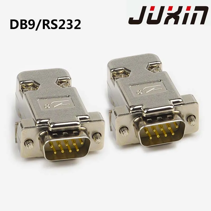 DB9 соединитель D SUB9pin мужской Женский RS485 RS232 COM соединители последовательный