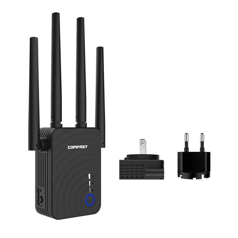 Усилитель Wi fi Comfast 1200 Мбит/с 2 4 и 5 8 ГГц антенны|Беспроводные роутеры| |