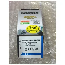 NP-50 FNP50 NP50 KLIC-7004 lithium batteries D-Li68 Digital camera battery NP 50 For Fujifilm X10 X20 XF1 F50 F75 F665 F775 F900
