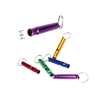 

Metal Whistle Pendant Keychain Keyring Outdoor Camping Survival Whistles MSD-ING