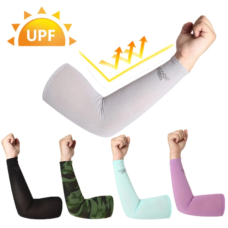 

Outdoor Sports Fishing Gloves Anti-UV Arm Sleeves Bicycling Arm Sun protection womens Protective Armband