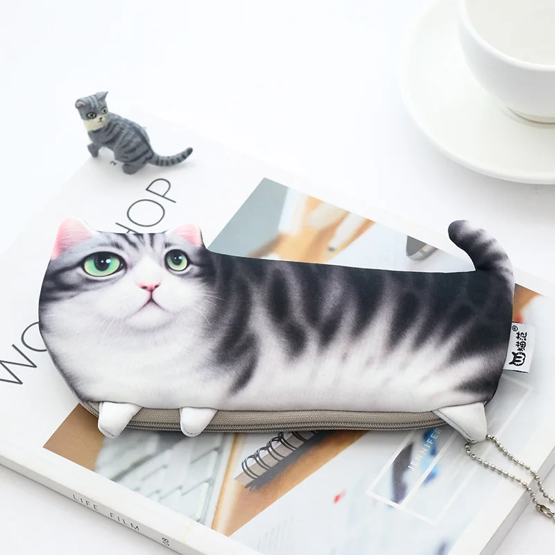 Creative School Bags Novelty Pencil Case Large Capacity Portable Pencil Bag for Kids gift Kawaii Korean Stationery