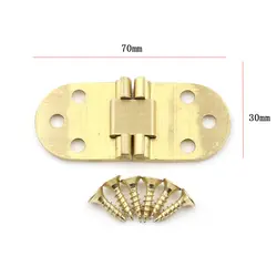 1 шт. Медь клапаном шарнира Складной Столик Круглый стол плоскости скрытые петли высокое качество