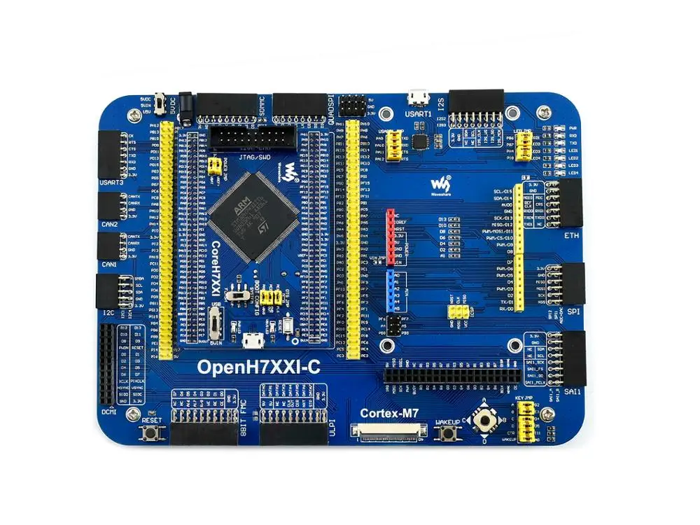 Placa de desarrollo Waveshare OpenH743I-C estándar, STM32H7 - 4