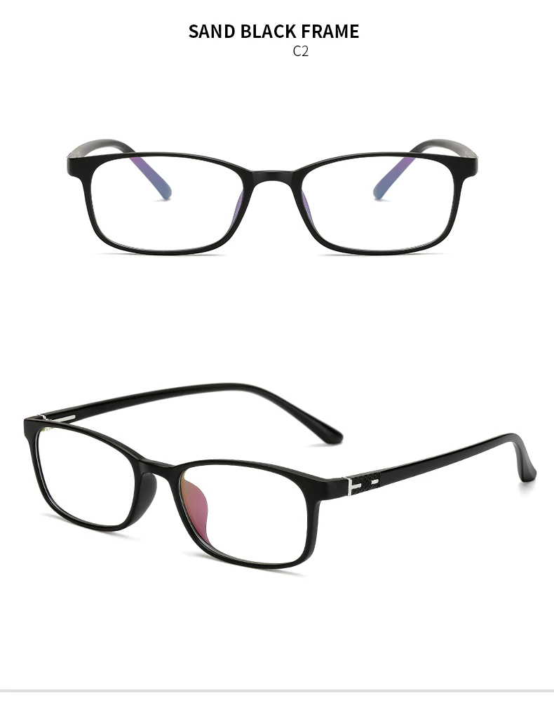 TR90 Titanium Glasses Frame Men Rectangle Eye Glass Clear lens Eyeglasses 2019 Korean Optical Frames Eyewear DesolDelos