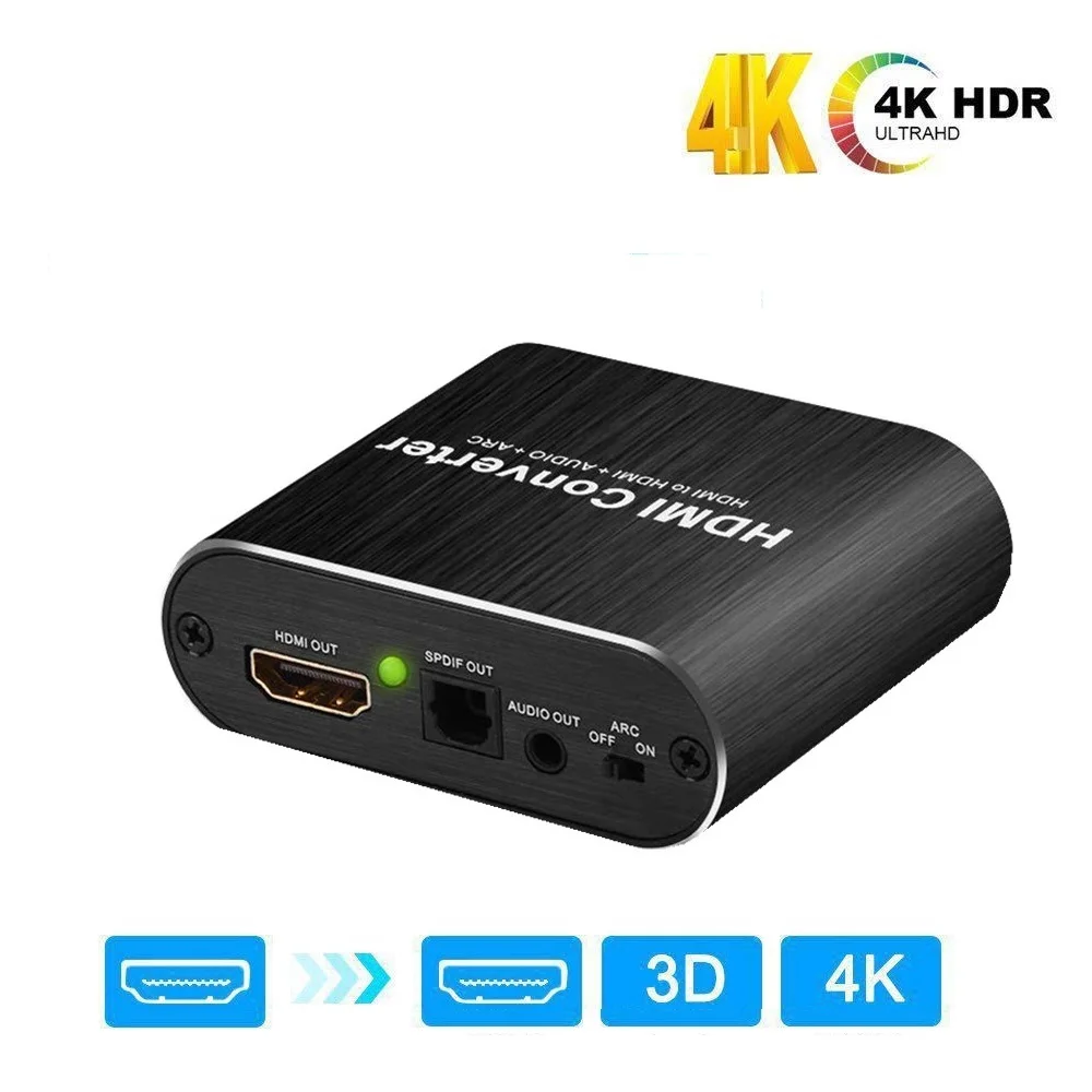 4K 60Hz HDMI переключатель ARC HDR с 3,5 мм разъемом аудио экстрактор сплиттер для xbox 360 PS4 HDTV проектор HDMI коммутатор адаптер
