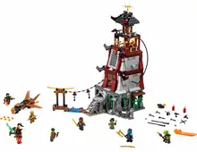 2016 LEPIN 06037 850Pcs Ninjagoed The Lighthouse Siege Model Building Kits Minifigure Blocks Brick Toys brinquedos legeod