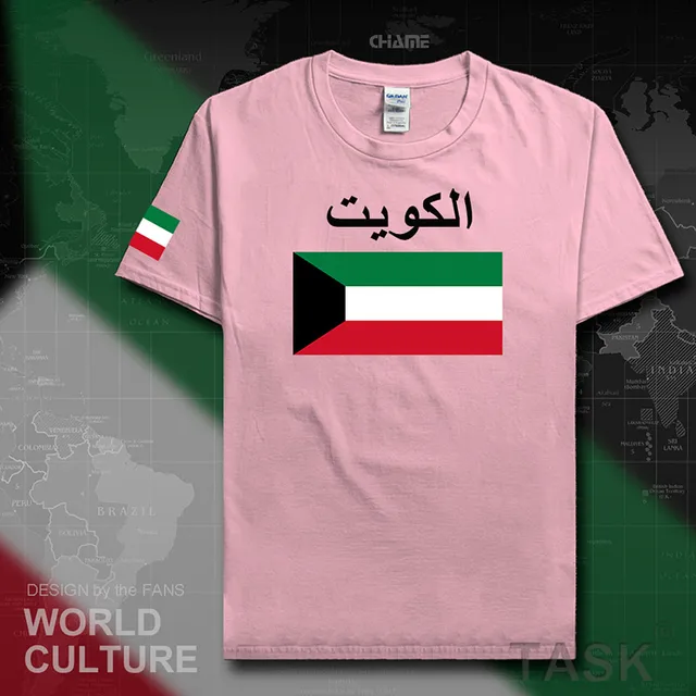 Kuwait Kuwaiti men t shirt 2017 jerseys nation team tshirt cotton t