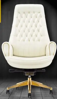 Special Price White leather boss chair. Computer chair swivel office ergonomic .69 Special Price White leather boss chair. Computer chair swivel office ergonomic .69