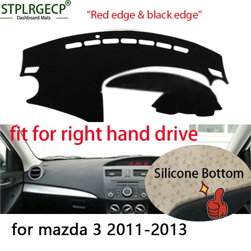 Right hand drive Double layer Dash Mat Dashmat Dashboard Cover Sun