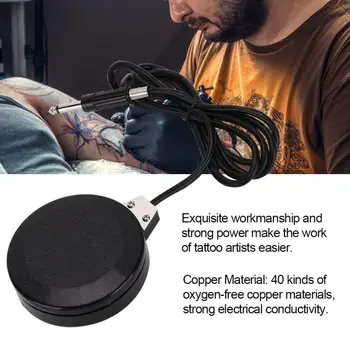 

Round Tattoo Machine Power Supply Foot Pedal Body Art Tattoo Machine Non-slip Foot Pedal Switch