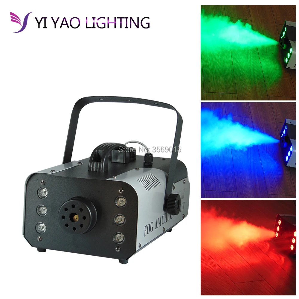 remote control mini 900W small smoke machine dj equipment stage fog machinein Stage Lighting