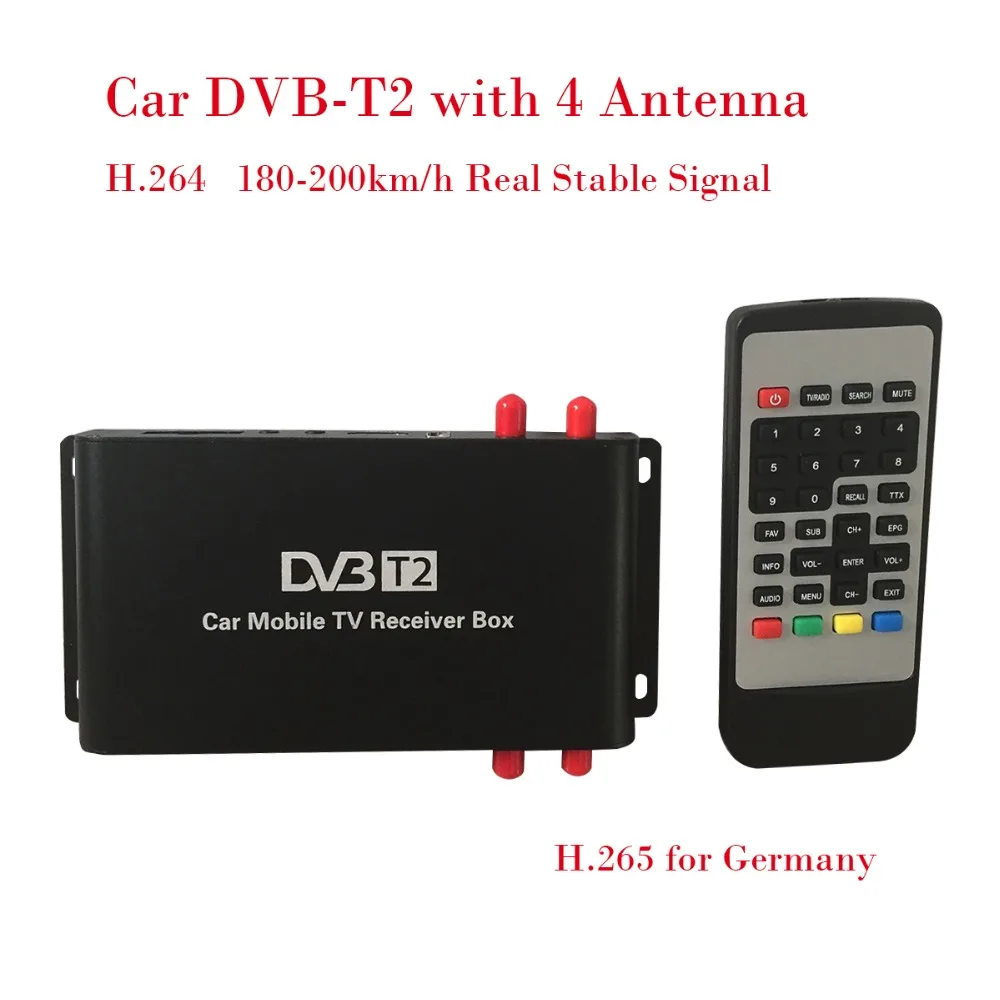Buy 180 200km/h DVB T2 Car 4 Antenna DVB T2 Car