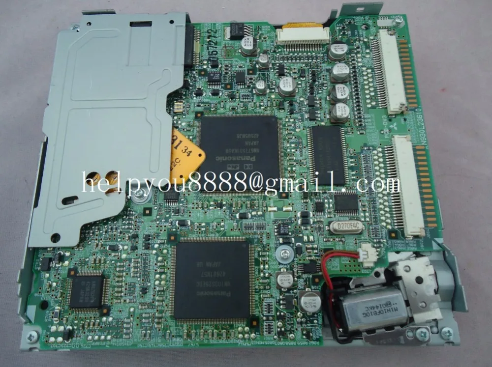 chrysler DVD mech two white socket' PCB-DV3 (2)