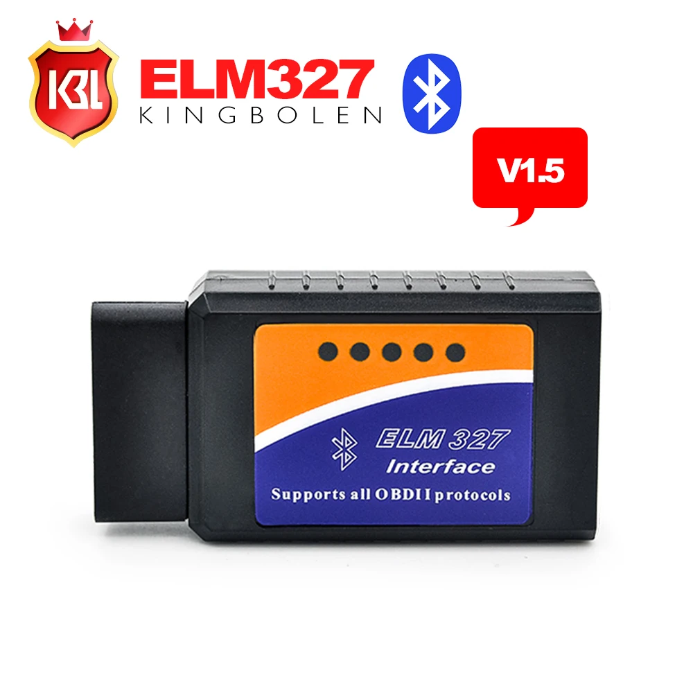 50pcs lot elm327 bluetooth v1 5 hight quality for android torque obd2